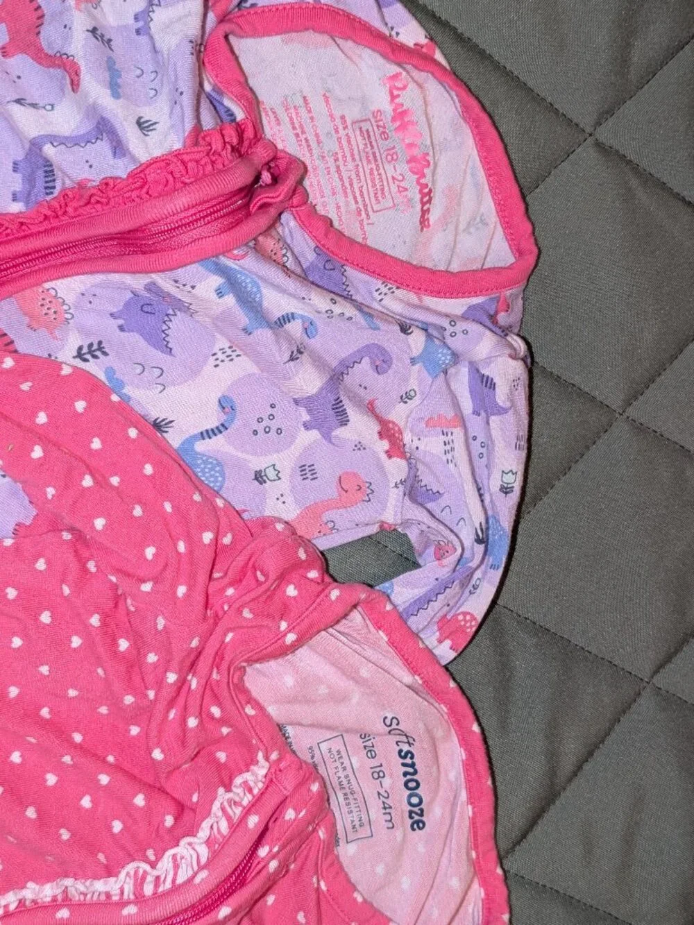 Rufflebutts Footie Pajamas 18-24m Lot of 2